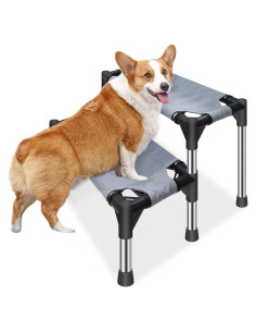 Escaleras para Perros Pequeños Dopliv 2 Niveles Antideslizantes