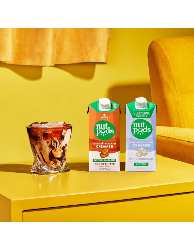 Crema No Láctea Endulzada Nutpods Sabor Galleta 3x11.2oz