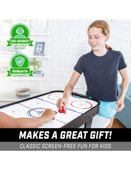 Mesa de Hockey de Aire GoSports 40" para Niños - Negro