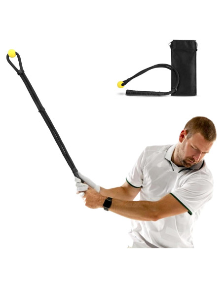 Entrenador de Swing de Golf JIANWEI con Cuerda 96cm Negro