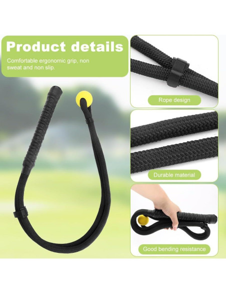 Entrenador de Swing de Golf JIANWEI con Cuerda 96cm Negro
