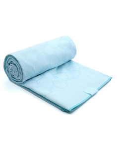 Toalla de Yoga Eunzel Microfibra Antideslizante 67x183cm Azul