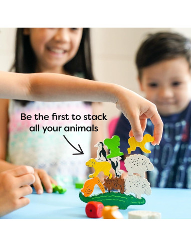 Juego de Apilamiento Animal Sobre Animal HABA - 29 Piezas