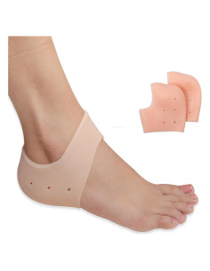 Protectores de Talón de Silicona Wonder Care - Alivio Ampollas y Fascitis Plantar