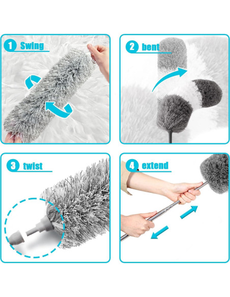 Plumero Extensible BAOYINGTE de Microfibra 279.4 cm