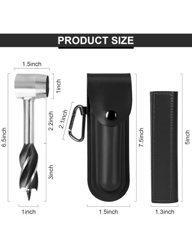 Llave de Agujero Manual Bushcraft Miuwauer 21cm 340g