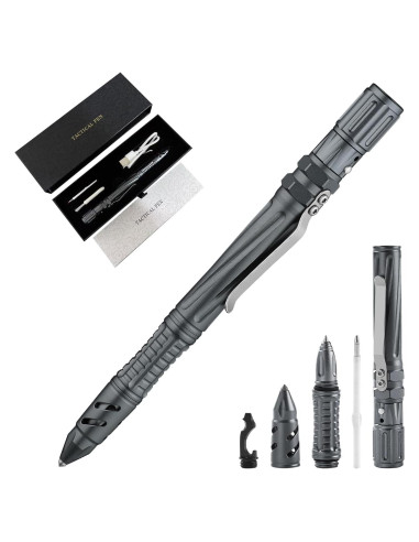 Bolígrafo Táctico Multi-Herramienta PATOISE Gris Verdoso