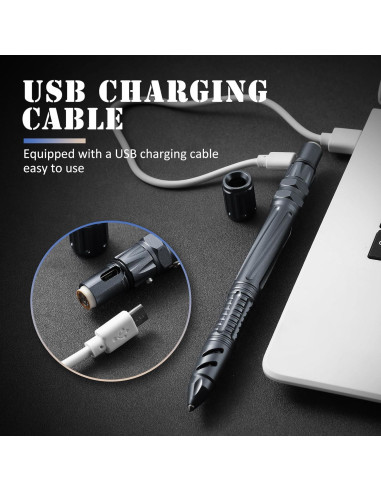 Bolígrafo Táctico Multi-Herramienta PATOISE Gris Verdoso