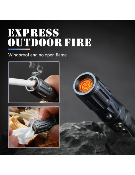 Bolígrafo Táctico Multi-Herramienta PATOISE Gris Verdoso