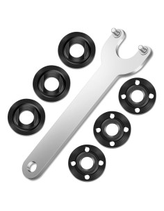 Kit de Llave y Tuercas de Brida para Amoladora pwkauka 7 Piezas