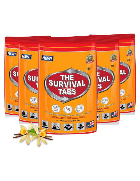 Comida de Emergencia Las Tabletitas de Supervivencia 120 Unidades