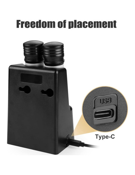 Paquete de 4 Baterías de Litio 3.6V 3000mAh + Cargador Black Decker