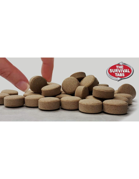 Alimentos de Emergencia - Tabletitas de Supervivencia Chocolate 120 Unidades