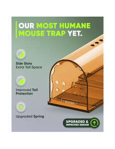 Trampas Humanas para Ratones Motel Mouse 4 Paquete Reutilizables 2