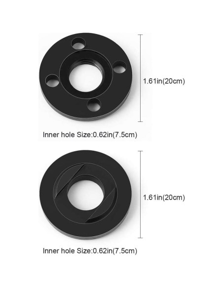 Conjunto de 2 Tuercas de Brida Metal Thaekuns para Amoladora