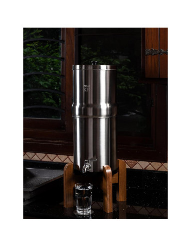 Filtro de Agua por Gravedad AquaEasy 8.5L Acero Inoxidable Mate