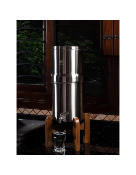 Filtro de Agua por Gravedad AquaEasy 8.5L Acero Inoxidable Mate