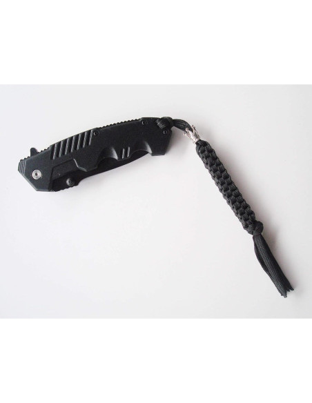 Lanyard Paracord AOHOCA para cuchillo - 3 piezas, 19 cm