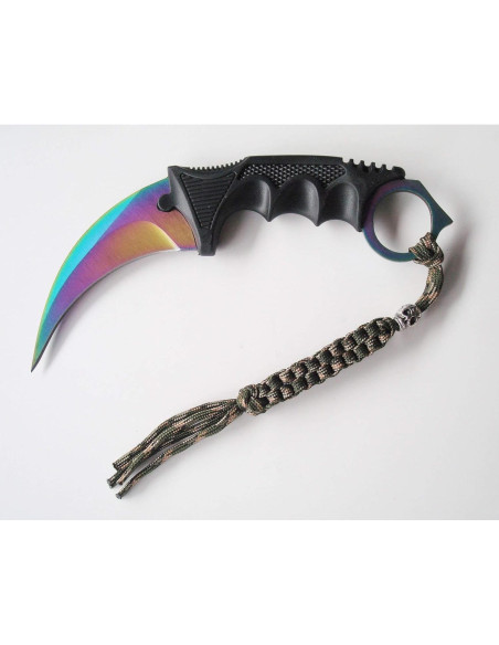 Lanyard Paracord AOHOCA para cuchillo - 3 piezas, 19 cm