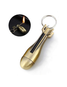 Encendedor de Llavero AIKENR de Metal Refillable Keroseno