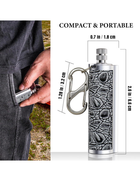 Encendedor Permanente Dreambay 2 Pack EDC Impermeable Encendedor Permanente Dreambay 2 Pack EDC Impermeable