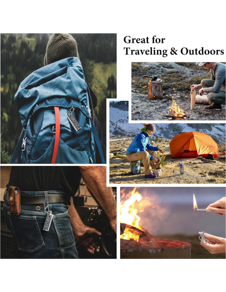 Encendedor Permanente Dreambay 2 Pack EDC Impermeable Encendedor Permanente Dreambay 2 Pack EDC Impermeable