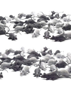 30 Figuritas de Ratón Realista Fun Central - Juguete de Broma 2