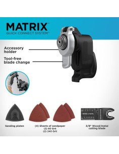 Accesorio Oscilante BLACK+DECKER Matrix para Sierra de Recorte 2