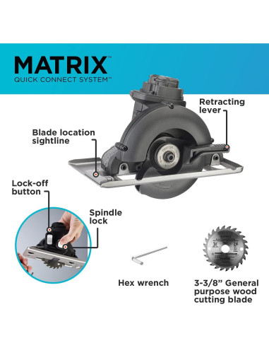 Accesorio Oscilante BLACK+DECKER Matrix para Sierra de Recorte