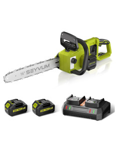 Motosierra Eléctrica Inalámbrica SEYVUM 40V 40.64 cm con 2 Baterías