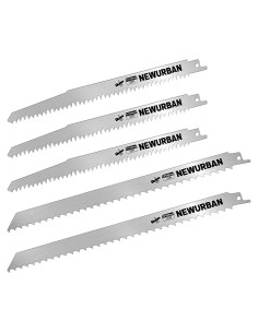 Cuchillas de Sierra Recíproca NEWURBAN para Carne 5TPI 9" y 3TPI 12"