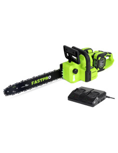 Motosierra Inalámbrica FASTPRO 40V 16" con 2 Baterías 4.0Ah