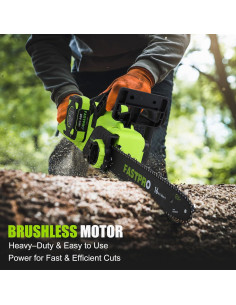 Motosierra Inalámbrica FASTPRO 40V 16" con 2 Baterías 4.0Ah 2