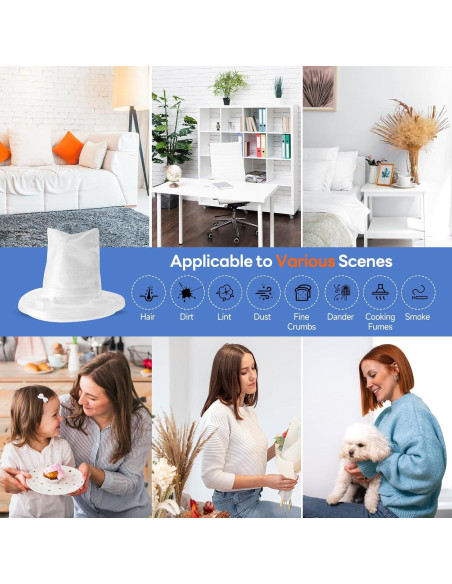 Paquete de 6 Filtros VF110 Aliddle para Aspiradora Black and Decker