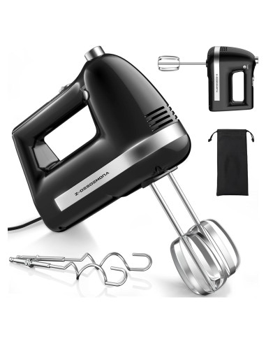 Mezclador de Mano Eléctrico Z-DESDEMONA 300W 5 Velocidades Turbo