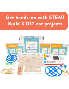 Kit STEM 3 en 1 Genius Factory - Proyectos de Coche Solar y Más 2