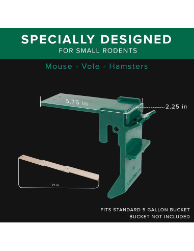 Trampa para Ratones PLANKYPRO | Impermeable y Auto-reinicio