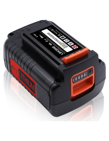 Batería de Reemplazo 40V 2000mAh Black and Decker LBX2040