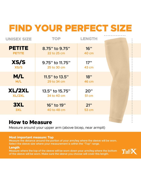 Manga Cubierta de Tatuaje Tat2X Negra Extra Pequeña/Pequeña