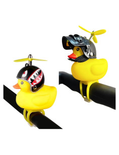 Campana de Bicicleta Pato Amarillo Omeet con Luz LED