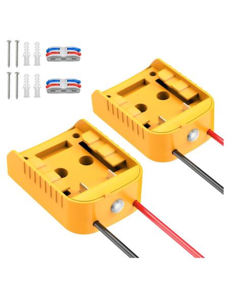 Adaptador de Batería Kzreect 20V con Interruptor y Protección