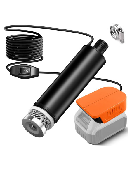 Bomba de Agua Portátil OGJUNX 500GPH para Batería Dewalt 20V