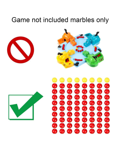 84 Piezas Bolas de Reemplazo Gejoy para Hipopótamos Hambrientos