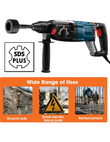 Adaptador Conductor Varilla Tierra Dolenor SDS Plus 7.94 cm