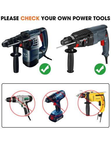 Adaptador Conductor Varilla Tierra Dolenor SDS Plus 7.94 cm