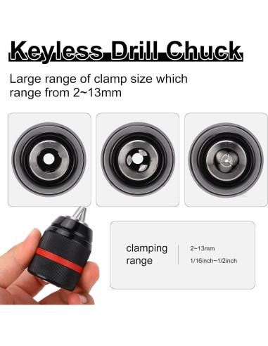 Chuck de Taladro Sin Llave YWBL-WH 1/2" Autoajustable 1-13mm