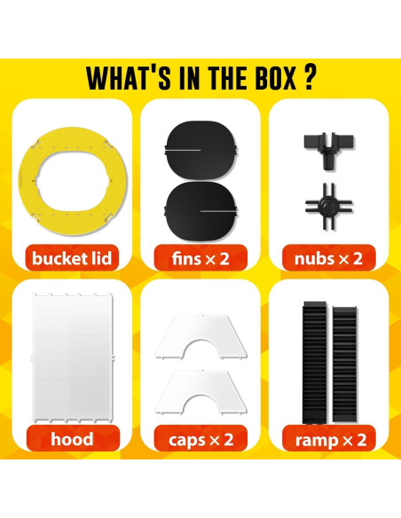 Trampa para Ratones de Cubo CONIJIWA Reutilizable 2 Unidades