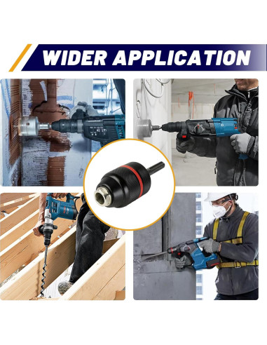 Mandril Sin Llave 3 Garras Bosch 1/2" SDS Plus - Perforación