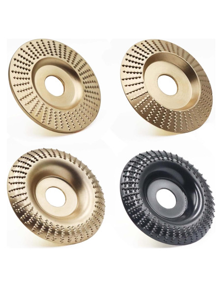 Juego de Discos de Tallado WHLLING 4 Piezas para Amoladora 10cm