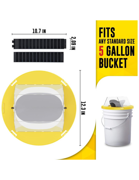 Trampa para Ratones de Cubo CONIJIWA Reutilizable 2 Unidades